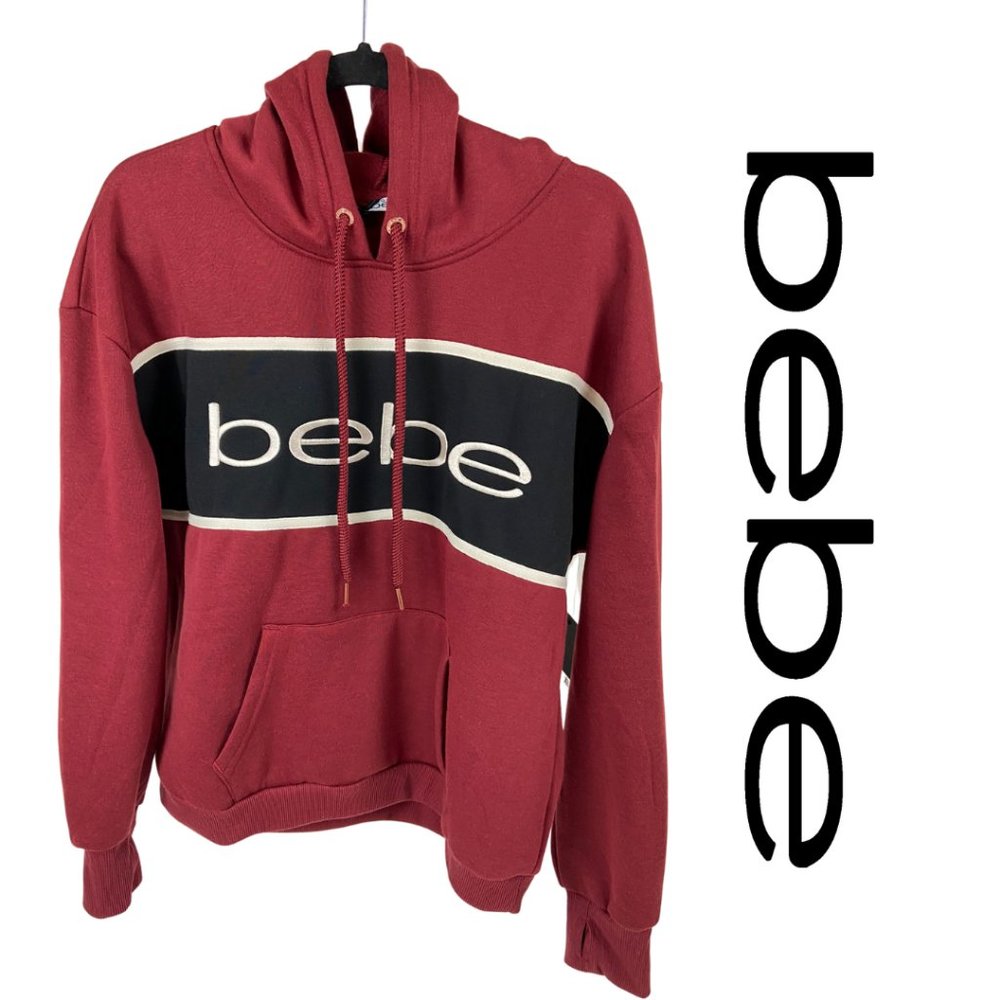 NWT Woman's bebe Wine Hoodie